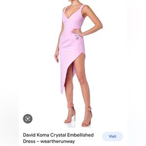 David Koma crystal dress size 10